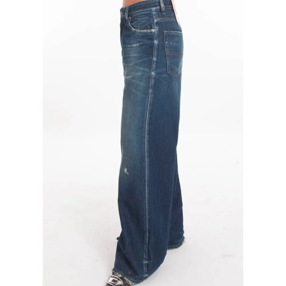 Jeans<Diesel 1996 D-Sire Wide Jeans Blå