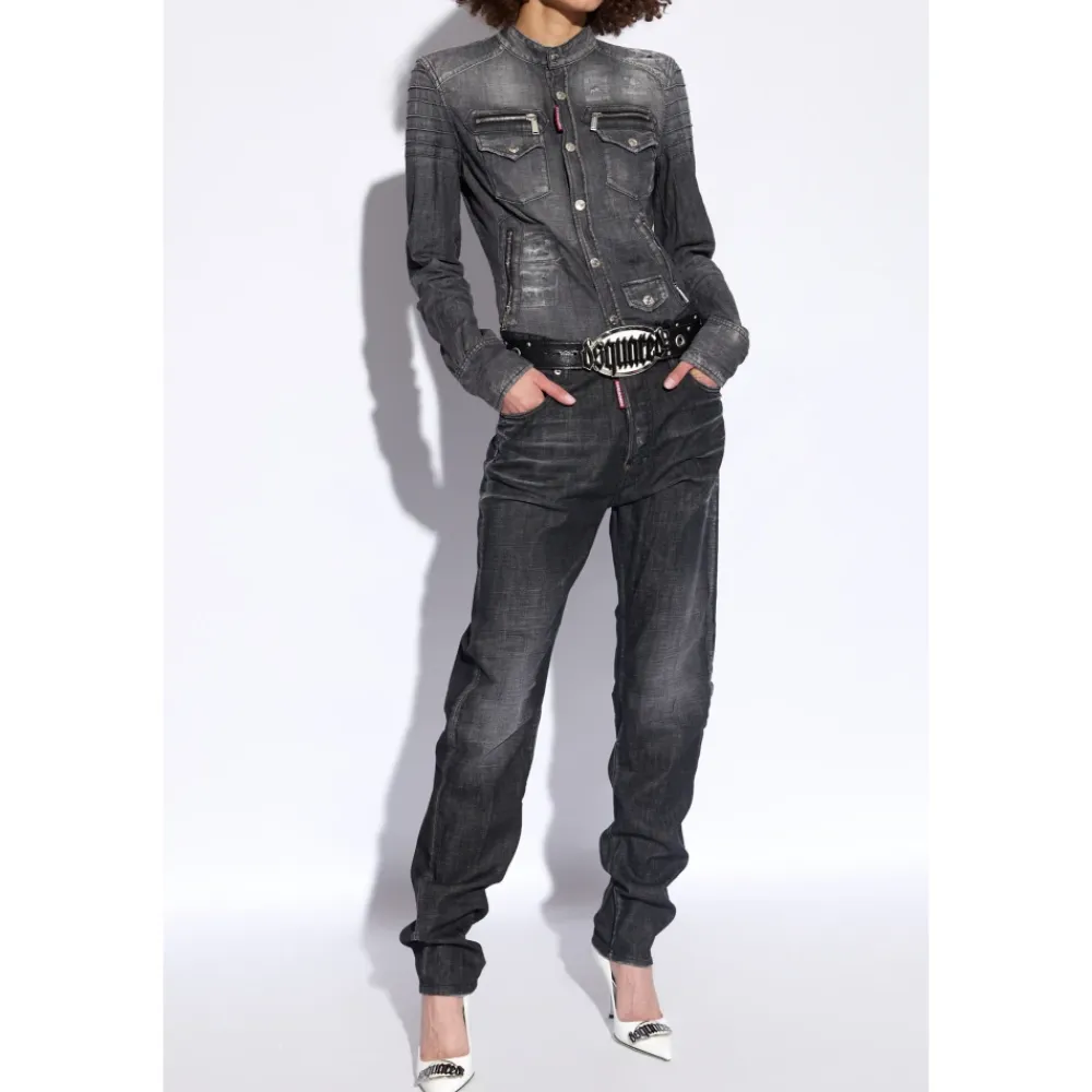 Jeans<Dsquared2 642 Jeans Grå