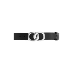 Bælter<DEPECHE 14908 Leather Belt Sort