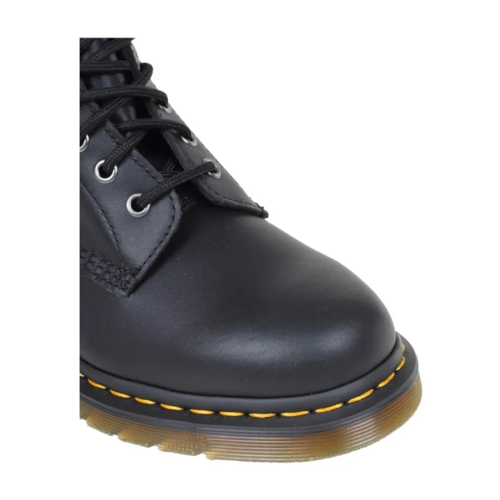 Støvler<Dr. Martens 1460 Nappa Læder Snørestøvler Sort