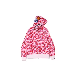 Striktrøjer & Sweatere^A BATHING APE ABC Camo Shark Full Zip Hoodie Multifarvet