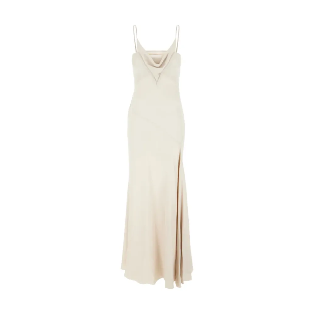 Kjoler<Isabel Marant Abiti Maxi Kjole Hvid