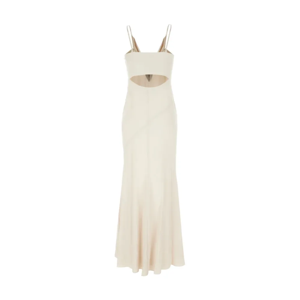 Kjoler<Isabel Marant Abiti Maxi Kjole Hvid