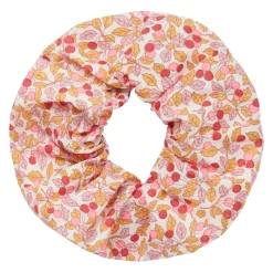 Hår Tilbehør<Il Gufo Abrikosfarvet scrunchie i Liberty-stof Orange