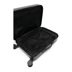 Kufferter^Emporio Armani ABS Carry-On Kuffert med Saffiano-detalje og Ørneplade Sort