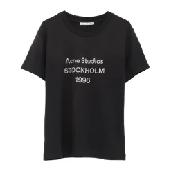 T-Shirts<Acne Studios T-shirts og Poloer Sort