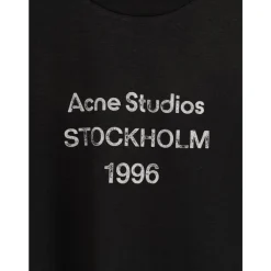 T-Shirts<Acne Studios T-shirts og Poloer Sort