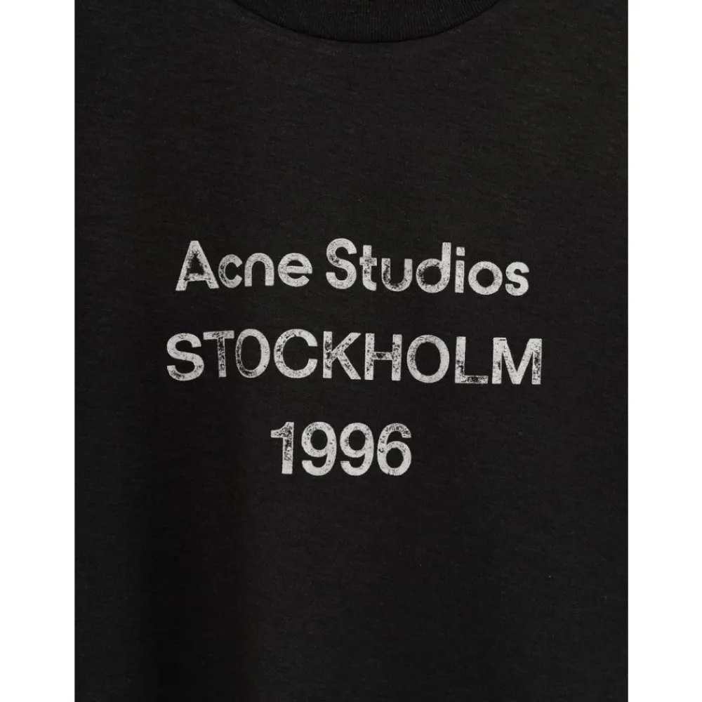 T-Shirts<Acne Studios T-shirts og Poloer Sort