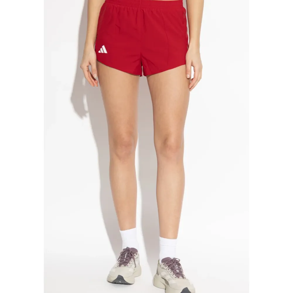 Træningsbukser & Tights<Adidas ADIZERO E Short Rød