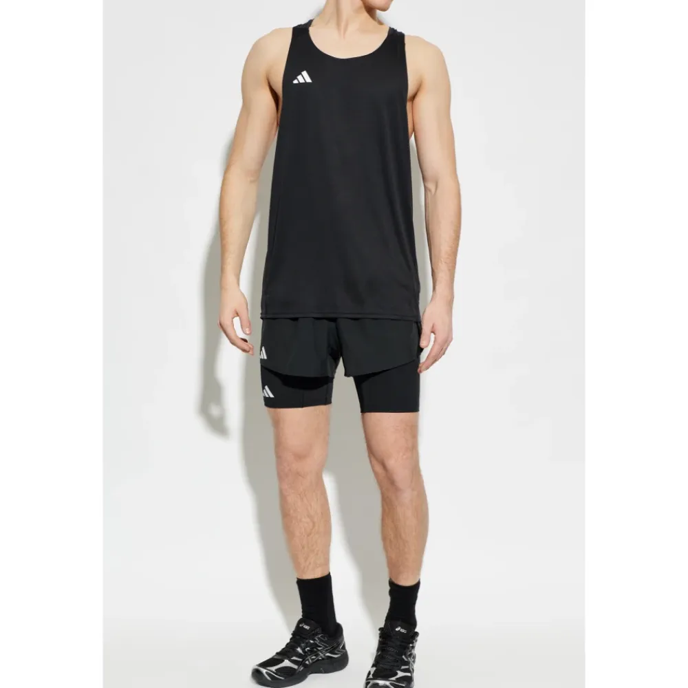 T-Shirts & Toppe^Adidas Adizero Essentials Løbeundertrøje Sort