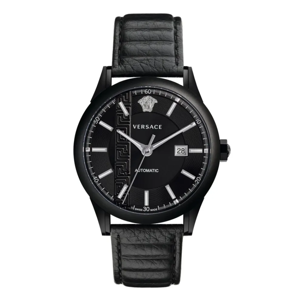 Ure<Versace Aiakos Automatisk Ur Swiss Made Sort