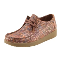 Snøresko<Nature Footwear Alba Sko Metallic Suede Multifarvet