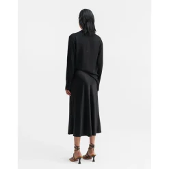 Bluser & Skjorter^Ahlvar Gallery Alila silkebluse Sort