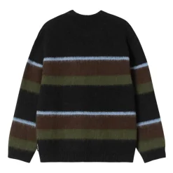 Strik^Carhartt Wip Alpaka Uld Vintertrøje - Sundling Stribe/Palisande Multifarvet