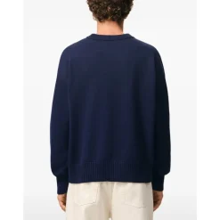 Strik^Ami Paris Ami De Coeur Crewneck Sweater Blå