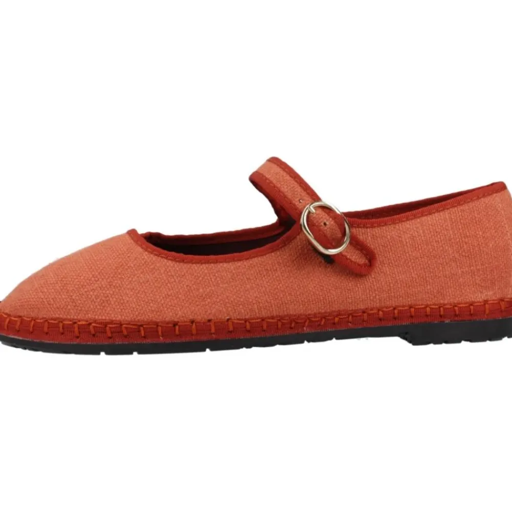 Ballerina Sko^Flabelus Anastasia Mary Jane Orange