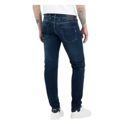 Jeans^Replay Anbass Hyperflex Slim Fit Jeans Blå