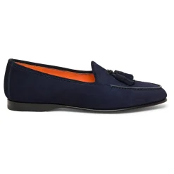 Loafers<Santoni Andrea Tassel Loafer Blå