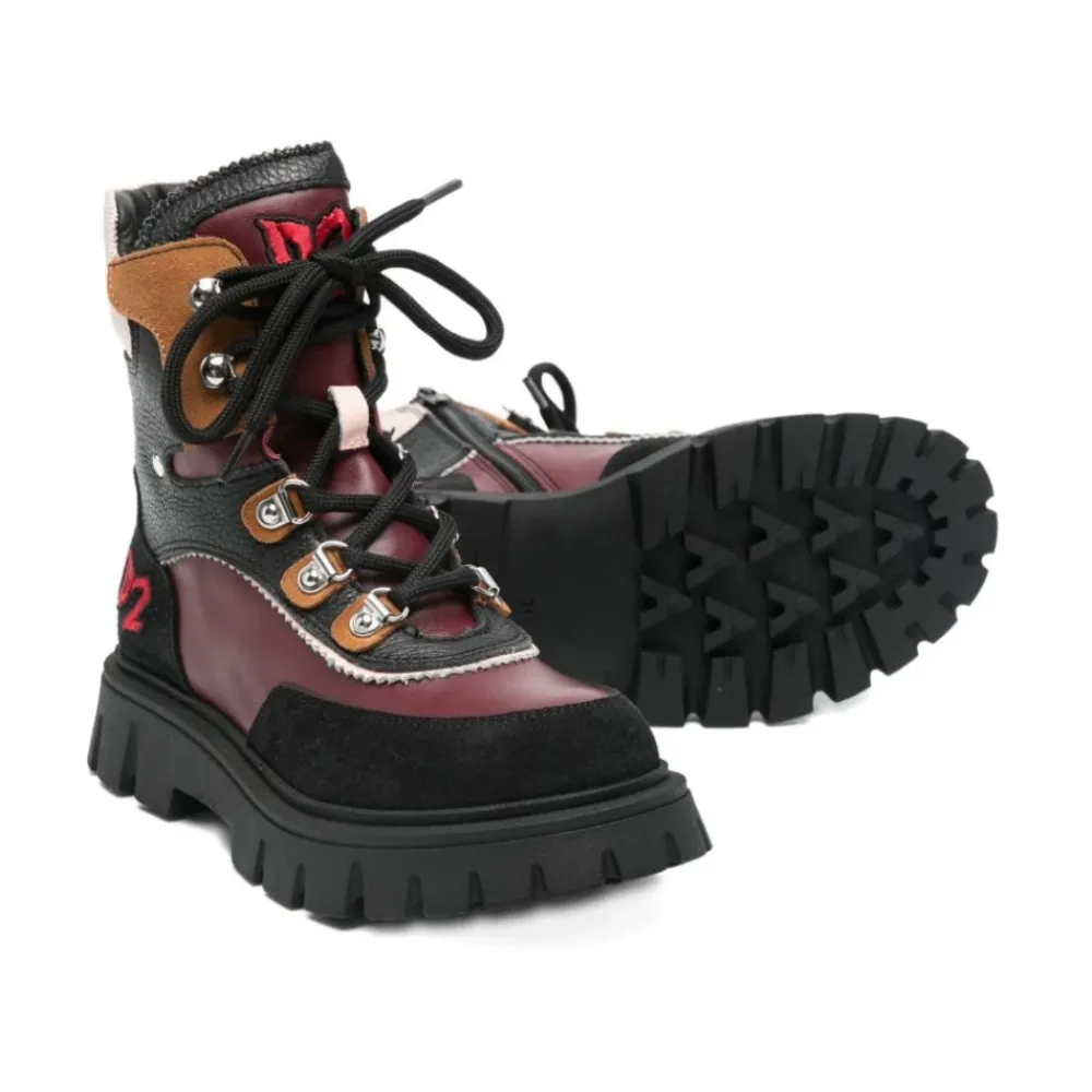 Støvler^Dsquared2 Anfibi con logo Multifarvet