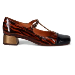 Pumps<Chie Mihara Animal Print Læder Hæle Brun