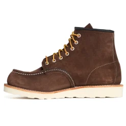Støvler^Red Wing Shoes Ankelstøvler i ruskind med Vibram-sål Brun