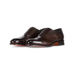Business Sko^Santoni Antikke Læder Oxfords Brun