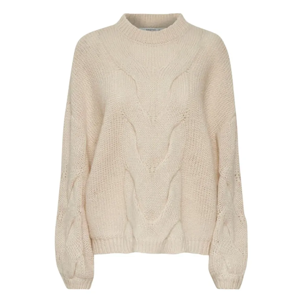 Striktrøjer & Sweatere<Gestuz Anura Wool Sweater Beige