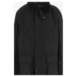 Regntøj<Barbour Ashby Waxed Jacket Sort