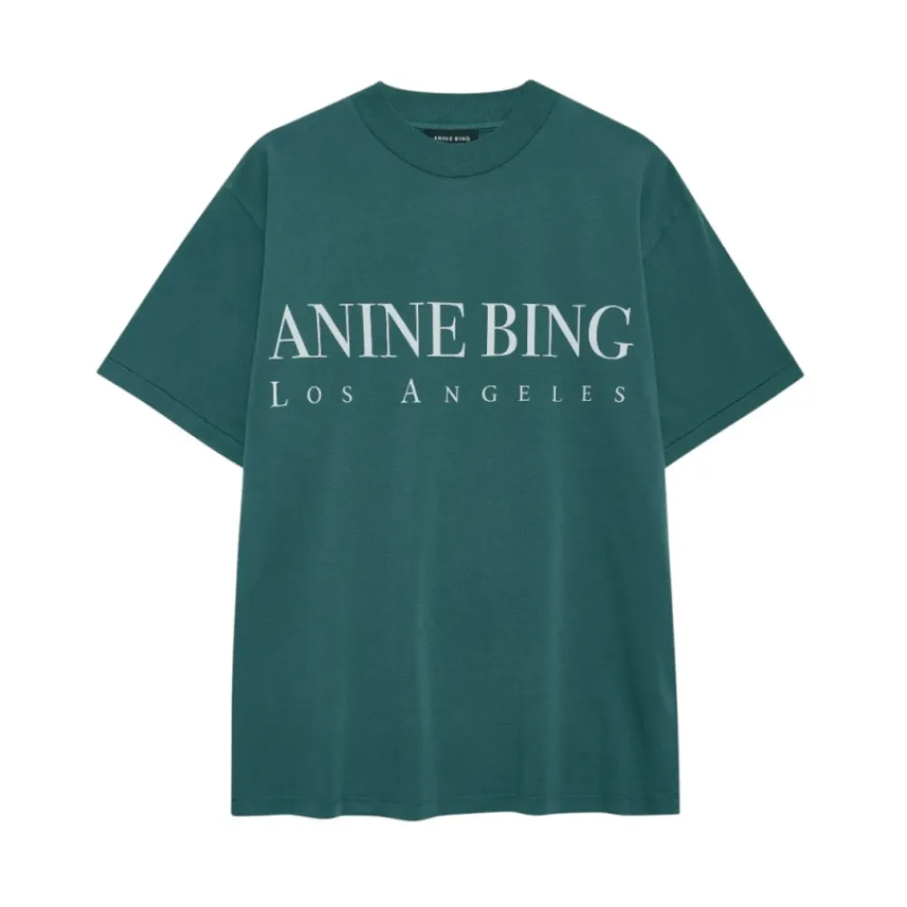 T-Shirts<Anine Bing ASHTON T-shirt Grøn