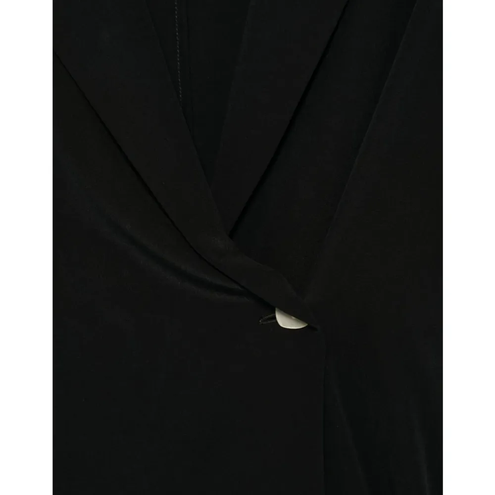 Jakker^Alysi Asymmetrisk Kant Blazer Sort