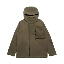 Skaljakker<Maharishi Asymmetrisk Lynlås Hættetrøje i Fleece Grøn