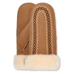 Handsker^UGG Atherson Broderet Brun