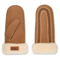 Handsker^UGG Atherson Broderet Brun
