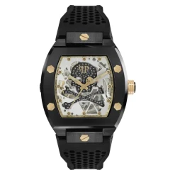 Ure<Philipp Plein Automatisk Herreur The $keleton Caviar Sort