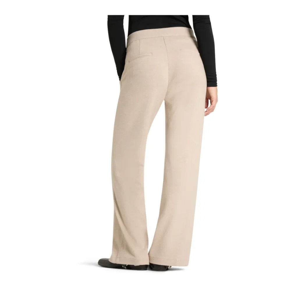Bukser<Cambio Ava Utility Wide Trousers Beige