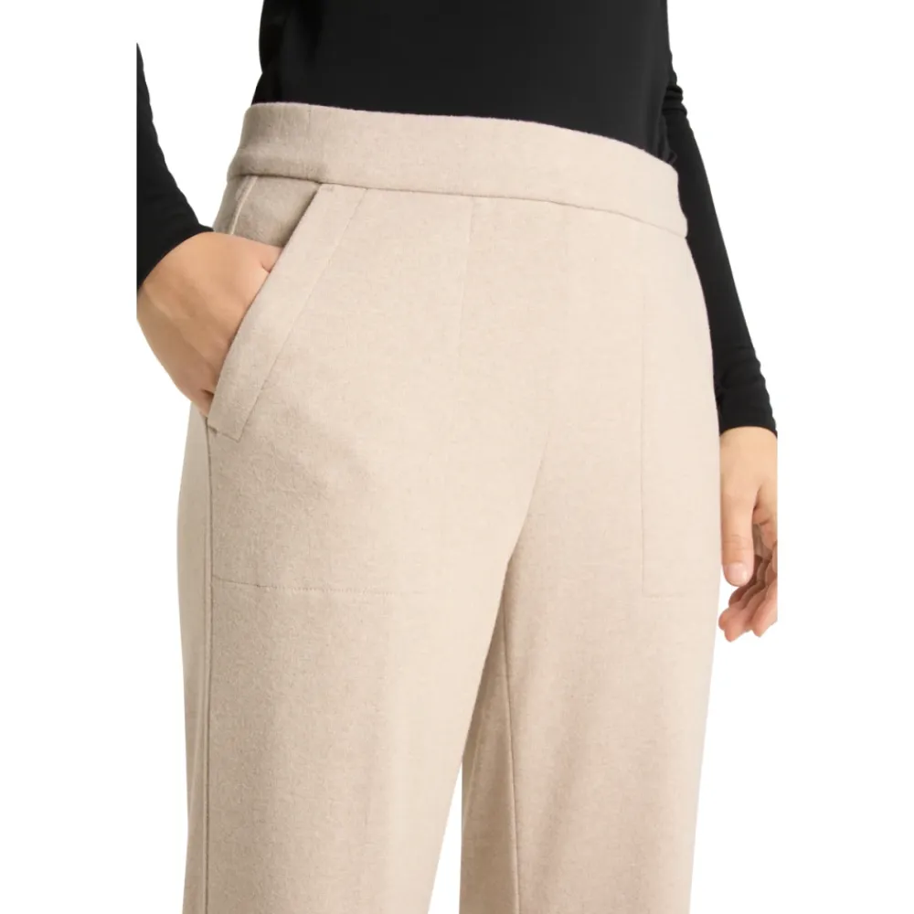 Bukser<Cambio Ava Utility Wide Trousers Beige