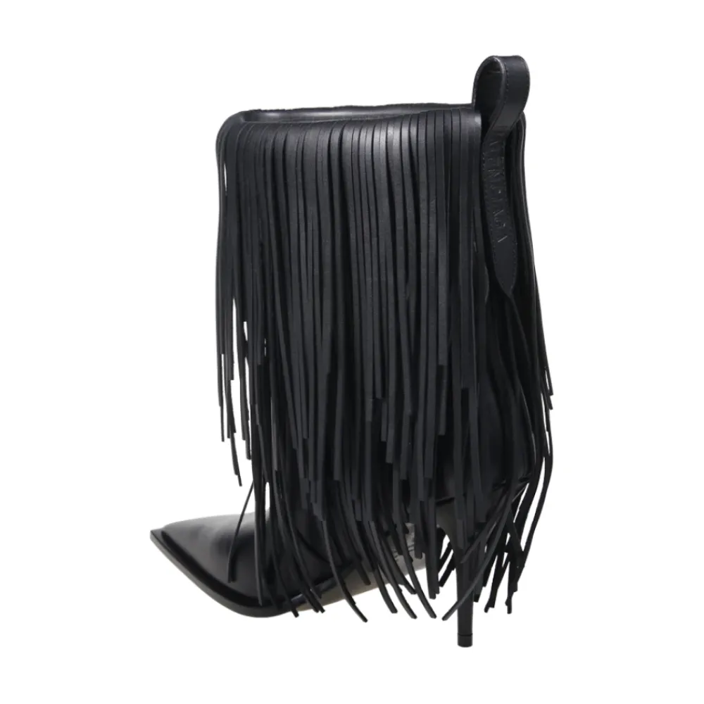 Støvler^Balenciaga Avenue Fringe Bootie Sort