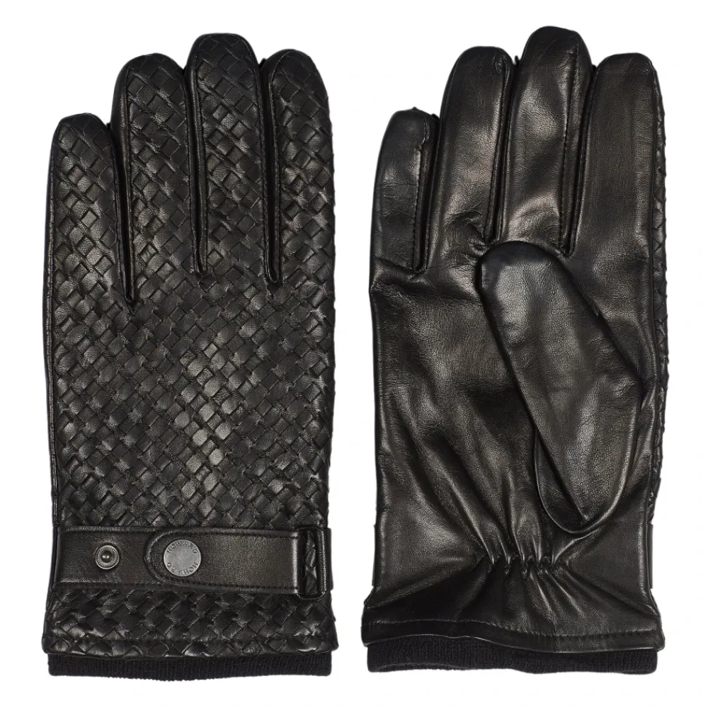 Handsker<Howard London Axel Gloves Sort