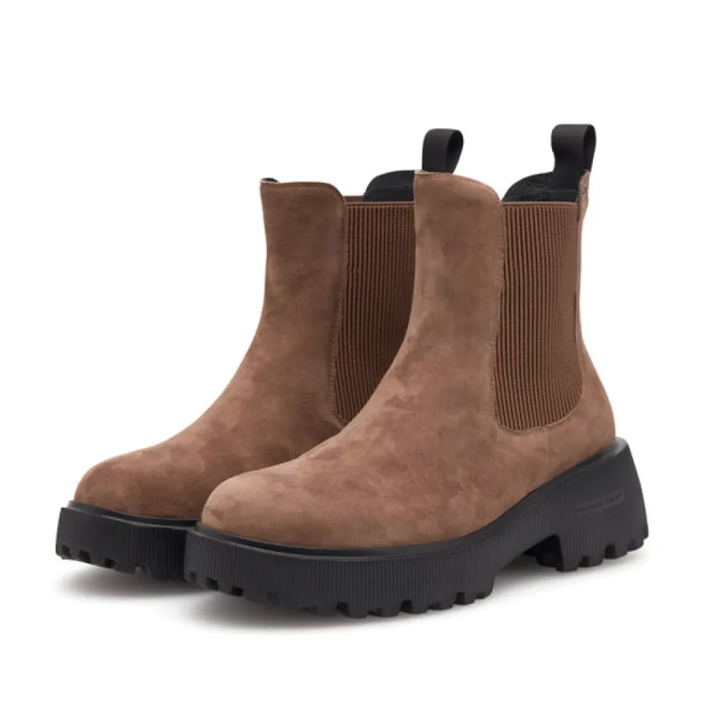 Chelsea Boots^Woden Aya Suede Boot Brun