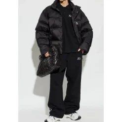 Jakker^Balenciaga 3B Sports Icon Ski Puffer Sort