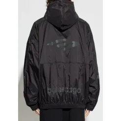 Trøjer<Balenciaga 3B Sports Icon Ski Tracksuit Hættetrøje Sort
