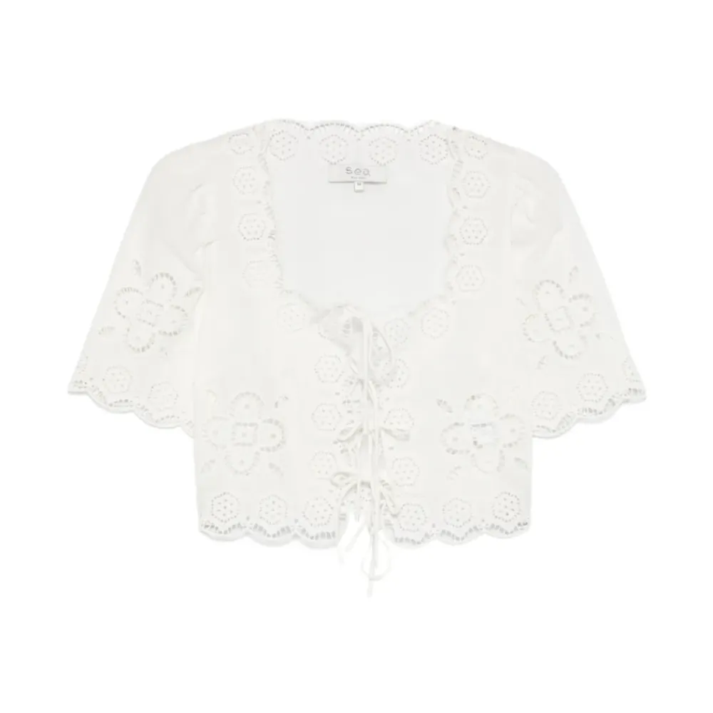 Bluser & Skjorter^Sea NY Babette Top Hvid