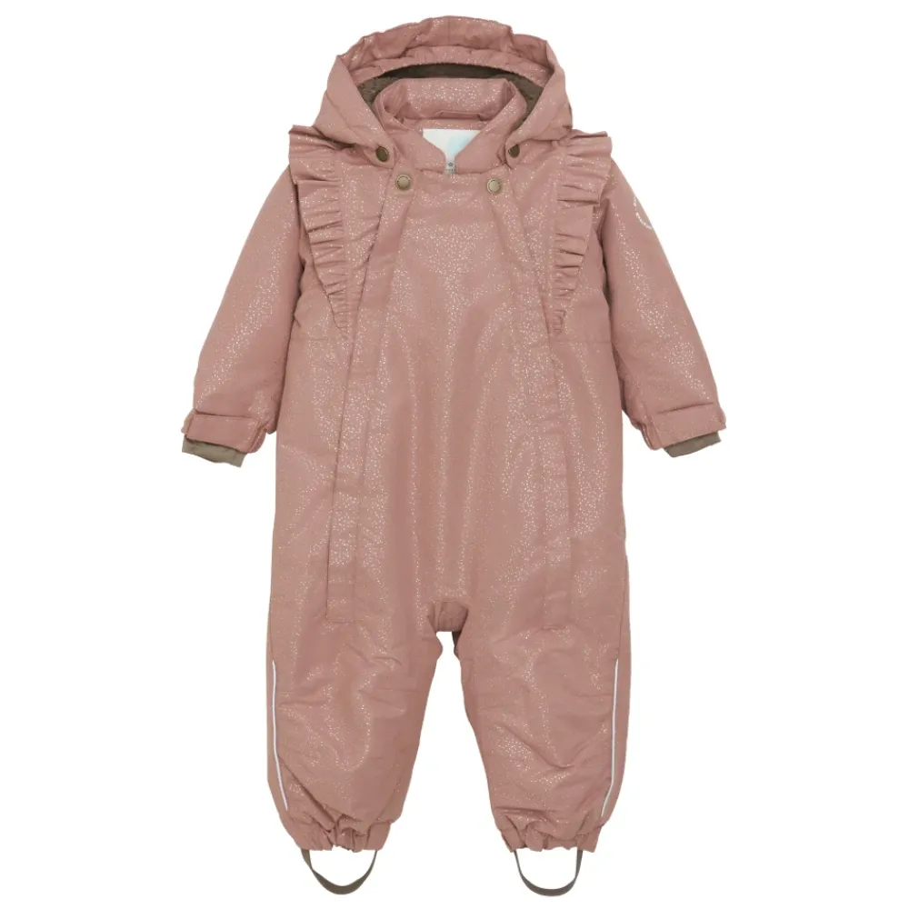 Overtøj^En Fant Baby Flyverdragt med Flæser - Burlwood Pink