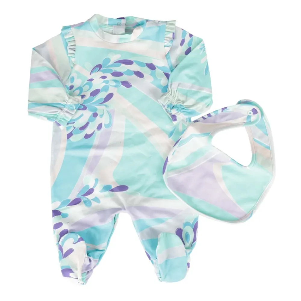 Bodystocking & Sæt<Pucci Baby Romper med Bib Sæt Multifarvet