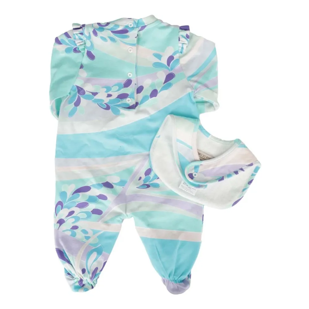 Bodystocking & Sæt<Pucci Baby Romper med Bib Sæt Multifarvet