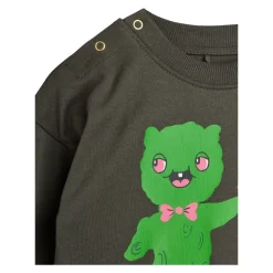 Bodystocking & Sæt<Mini Rodini Baby Sæt: Sweatshirt og Bukser Grå