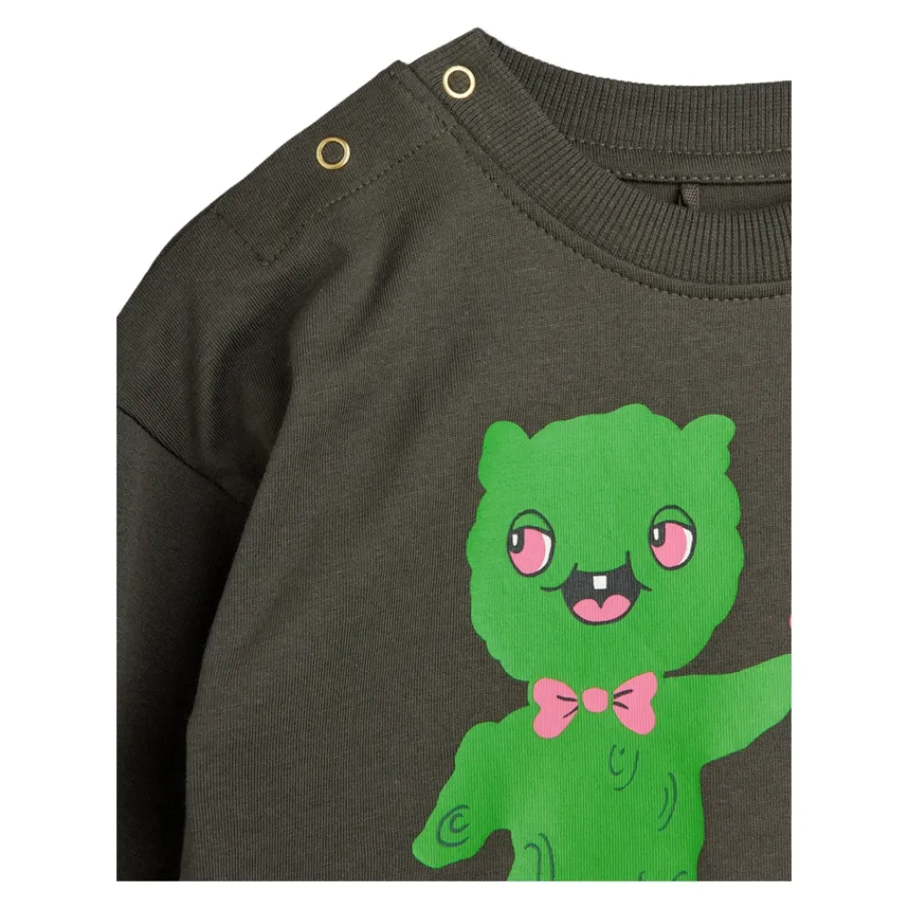 Bodystocking & Sæt<Mini Rodini Baby Sæt: Sweatshirt og Bukser Grå