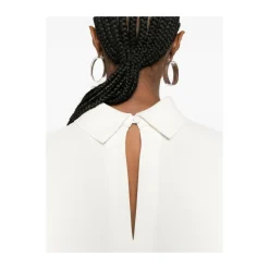 Bluser & Skjorter<Mark Kenly Domino Tan Bailee Blouse Hvid