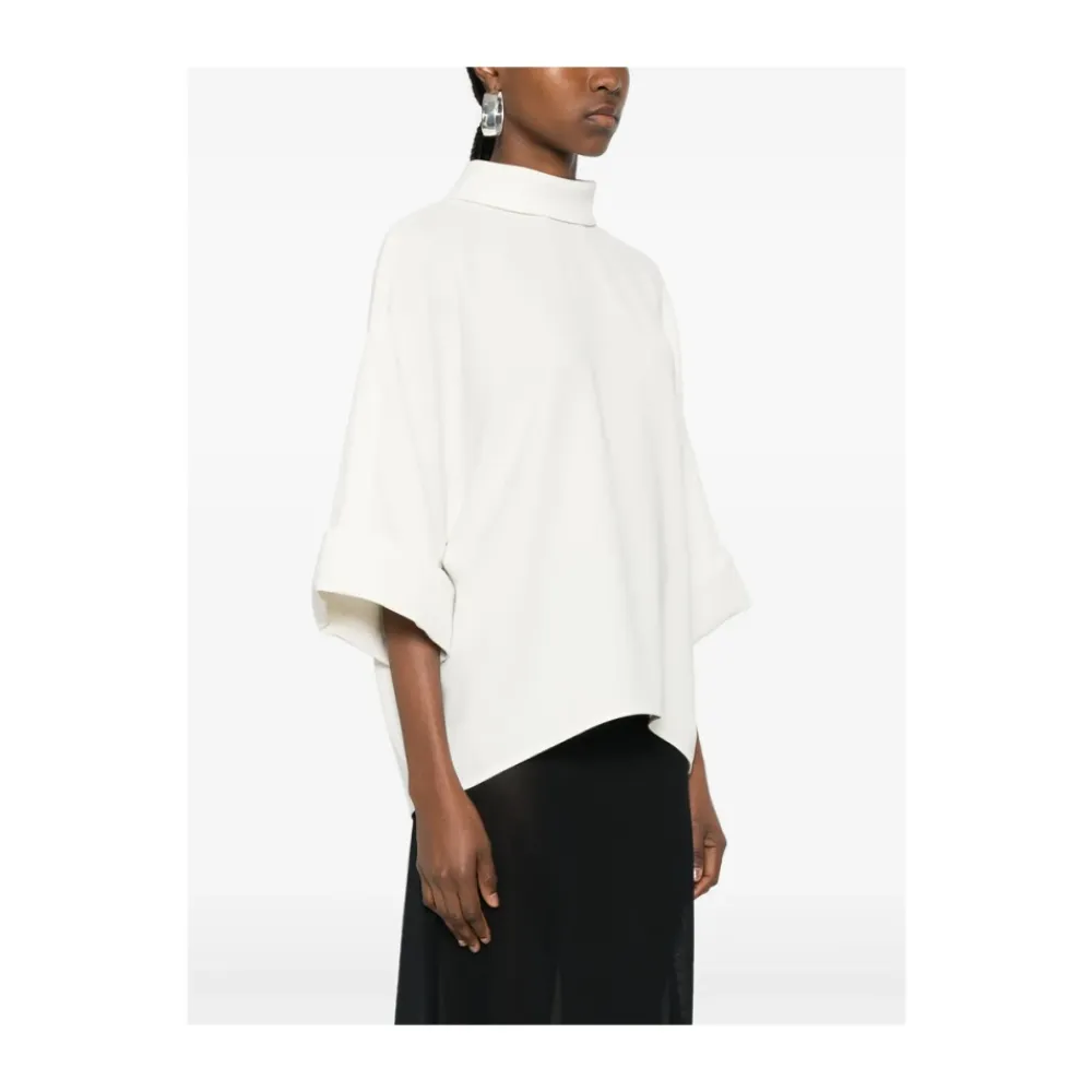 Bluser & Skjorter<Mark Kenly Domino Tan Bailee Blouse Hvid