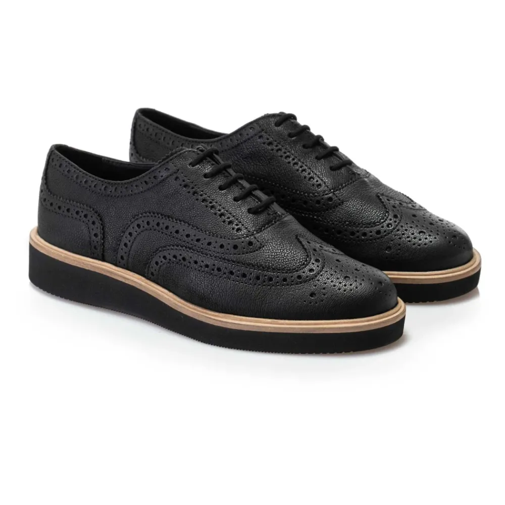 Snøresko^Clarks Baille Brogue Snøresko Sort